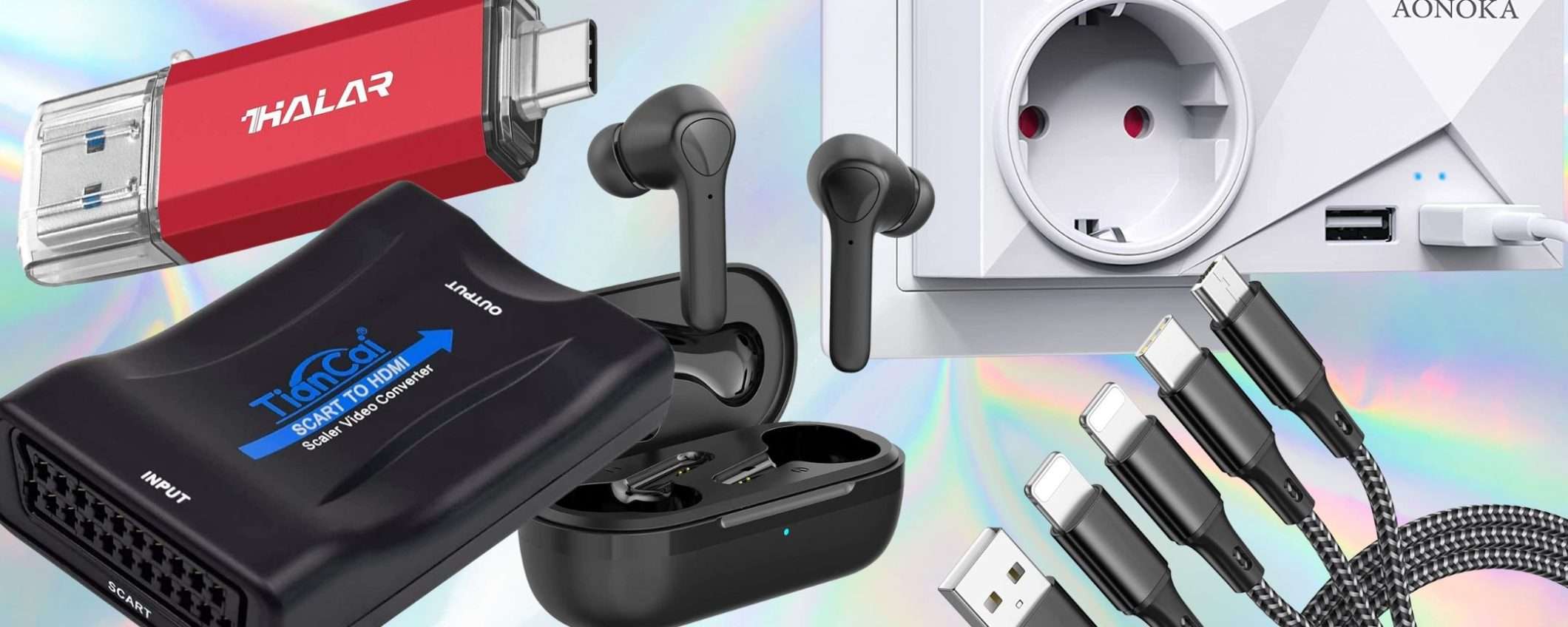 Questi 5 gadget tech a meno di 15€ sono ben NASCOSTI su Amazon Questi 5 gadget tech a meno di 15€ sono ben NASCOSTI su Amazon