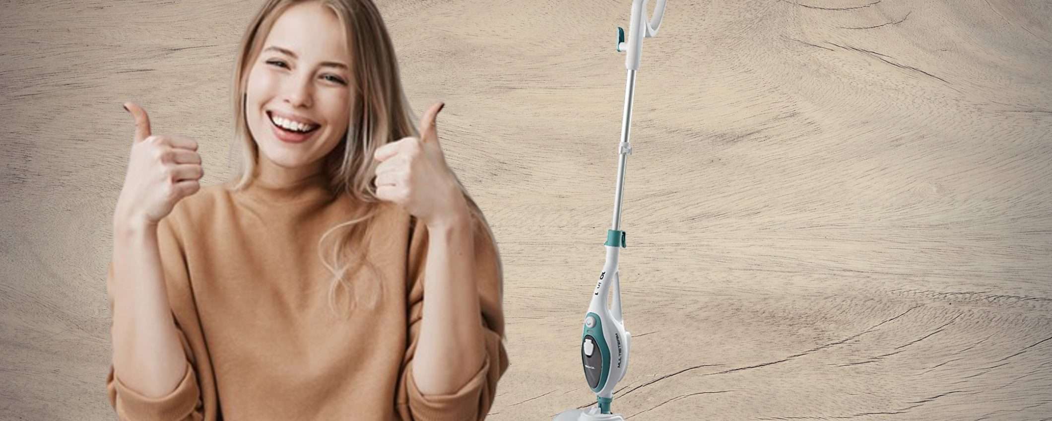 Scopa elettrica Ariete 10 in 1: igienizza tutta casa con soli € 48,49 (-35%) Scopa elettrica Ariete 10 in 1: igienizza tutta casa con soli € 48,49 (-35%)