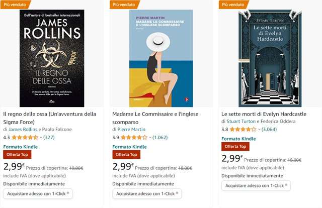 Selezione di libri Amazon