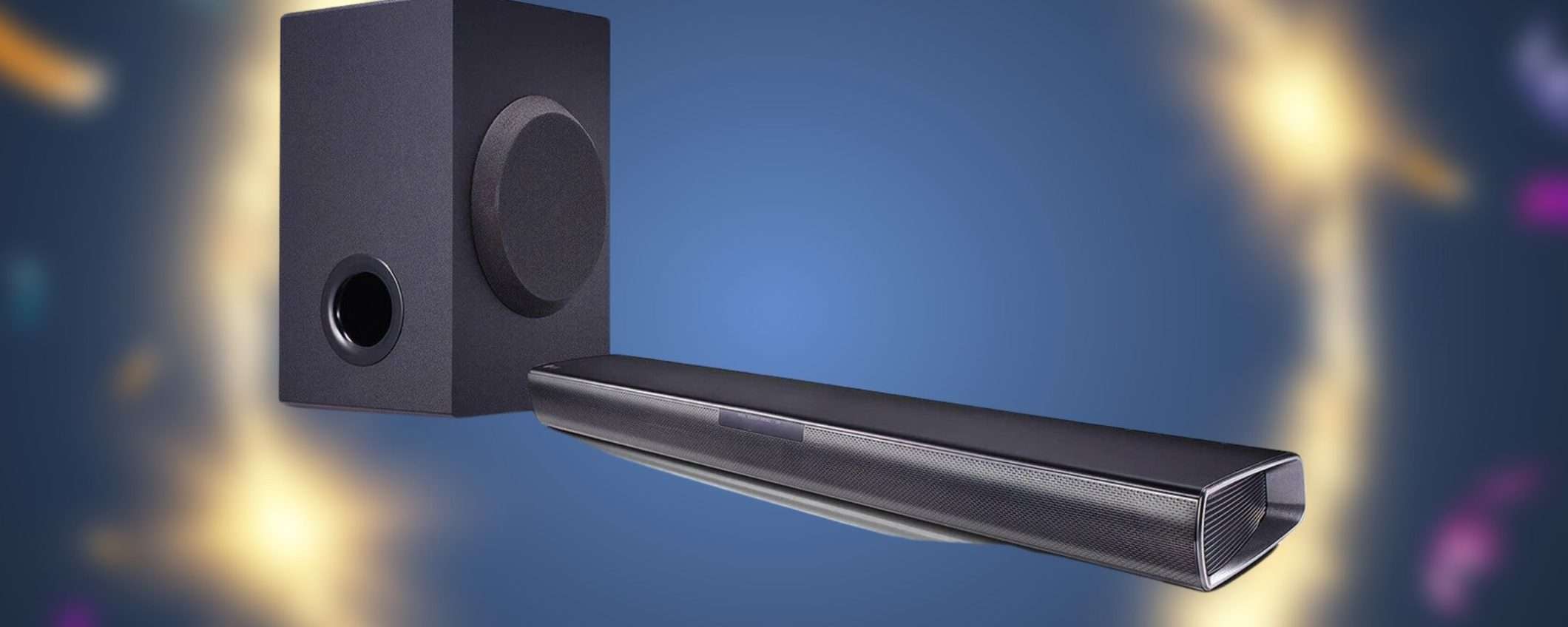 LG, torna la BOMBA: soundbar 160W con subwoofer wireless a 89€, pochi pezzi LG, torna la BOMBA: soundbar 160W con subwoofer wireless a 89€, pochi pezzi