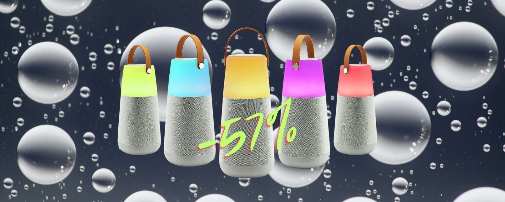 Speaker Bluetooth o lampada portatile? TUTTO, e ora è al 57% Speaker Bluetooth o lampada portatile? TUTTO, e ora è al 57%
