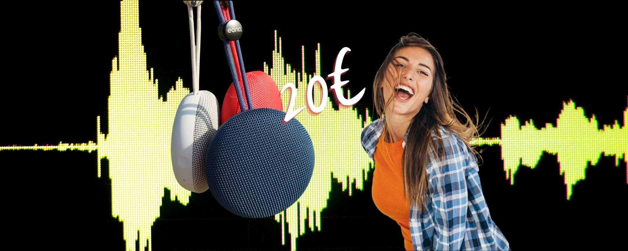 Speaker Bluetooth portatile e impermeabile in SCONTO su Amazon a 20€ Speaker Bluetooth portatile e impermeabile in SCONTO su Amazon a 20€