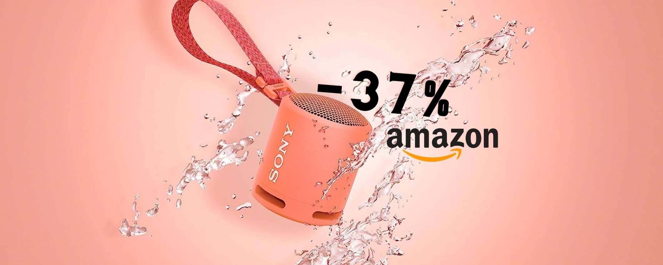 Lo speaker Bluetooth portatile di Sony e PAZZESCO e ora è al 37% Lo speaker Bluetooth portatile di Sony e PAZZESCO e ora è al 37%