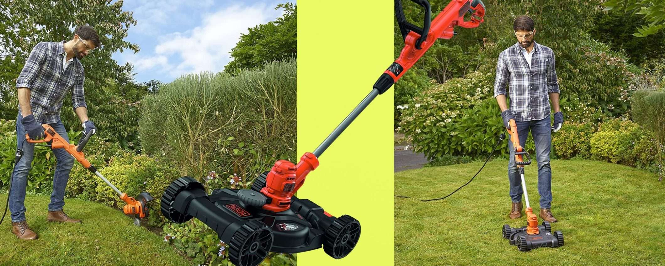 Da Black+Decker, la GENIALATA: tagliaerba 2 in 1 minimo sforzo, massima resa (83€) Da Black+Decker, la GENIALATA: tagliaerba 2 in 1 minimo sforzo, massima resa (83€)