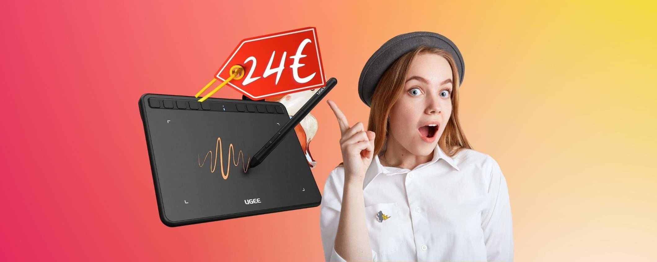 Tavoletta grafica per PC e smartphone a un prezzo REGALO (24€) Tavoletta grafica per PC e smartphone a un prezzo REGALO (24€)