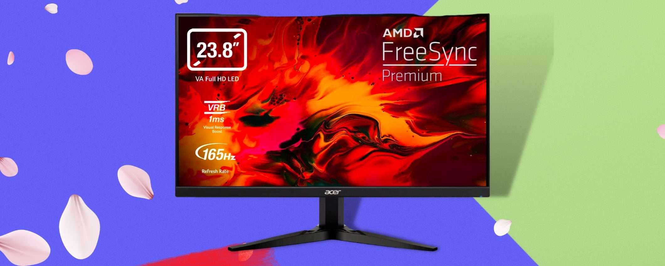 Acer Nitro: il monitor gaming da 24 Acer Nitro: il monitor gaming da 24