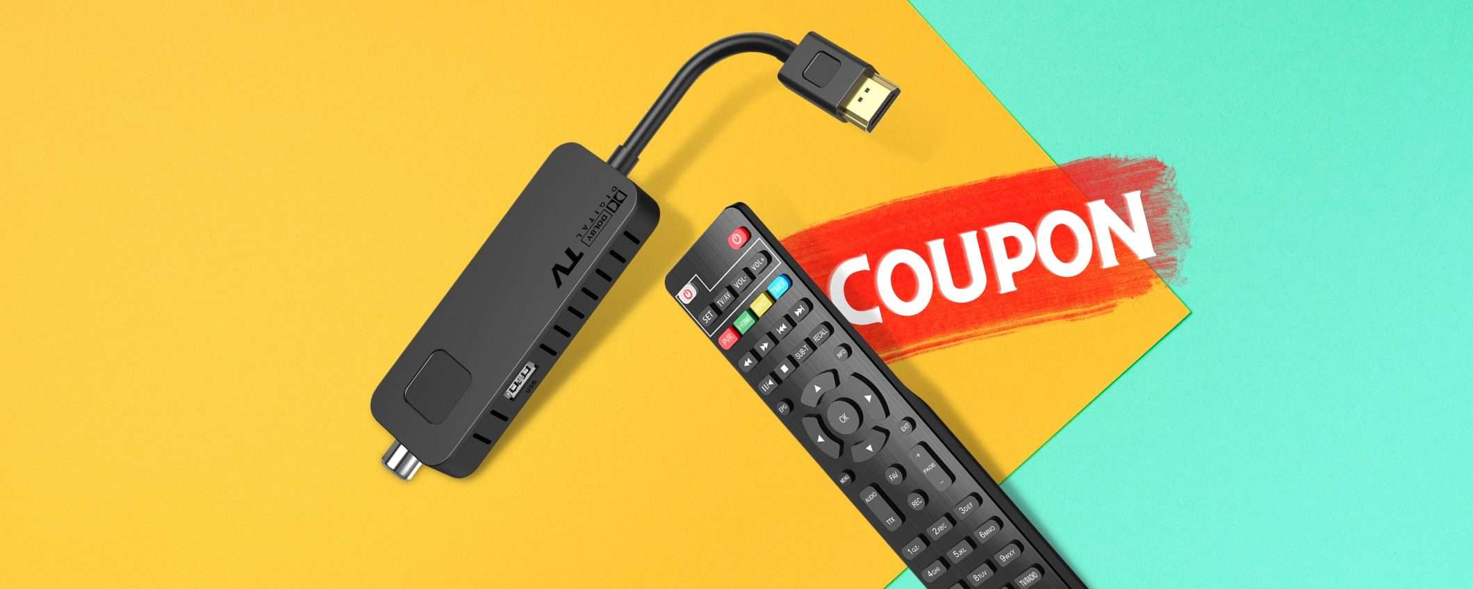 Mini decoder DVB-T2 invisibile: c'è ma non lo vedi, solo su Amazon Mini decoder DVB-T2 invisibile: c'è ma non lo vedi, solo su Amazon