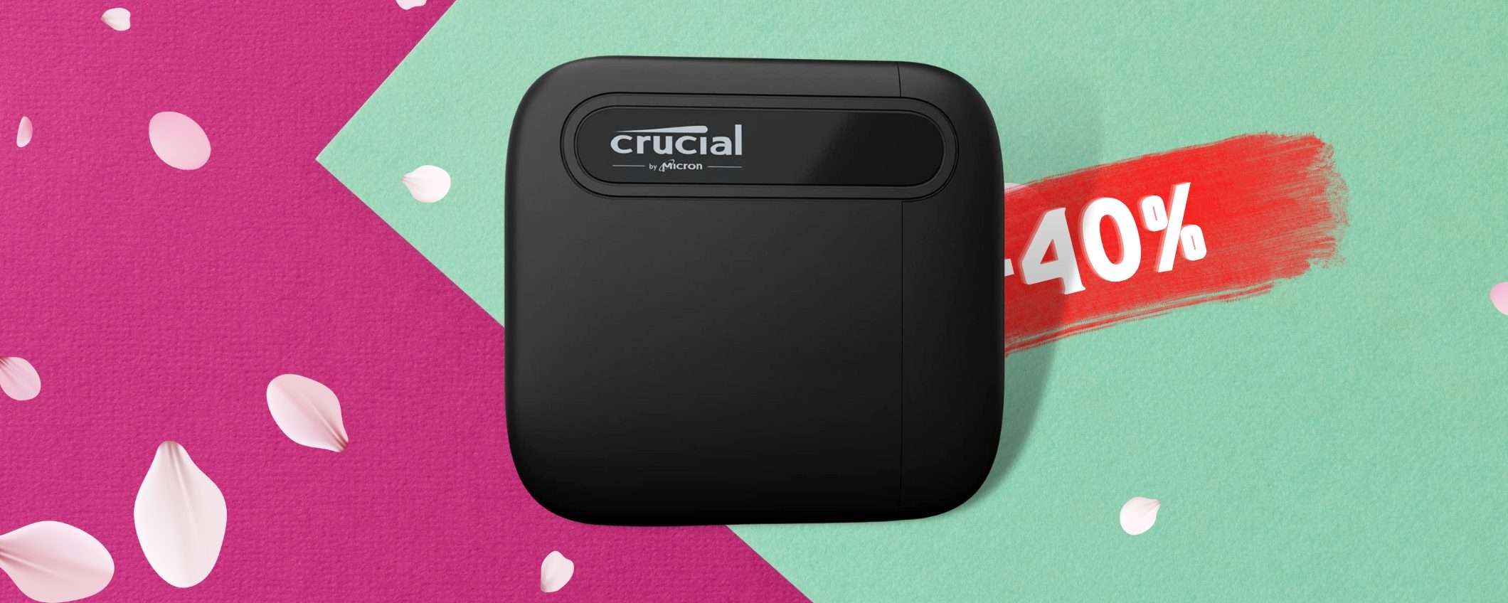 SSD Crucial portatile da 1TB, prezzo SHOCK da prendere al volo SSD Crucial portatile da 1TB, prezzo SHOCK da prendere al volo