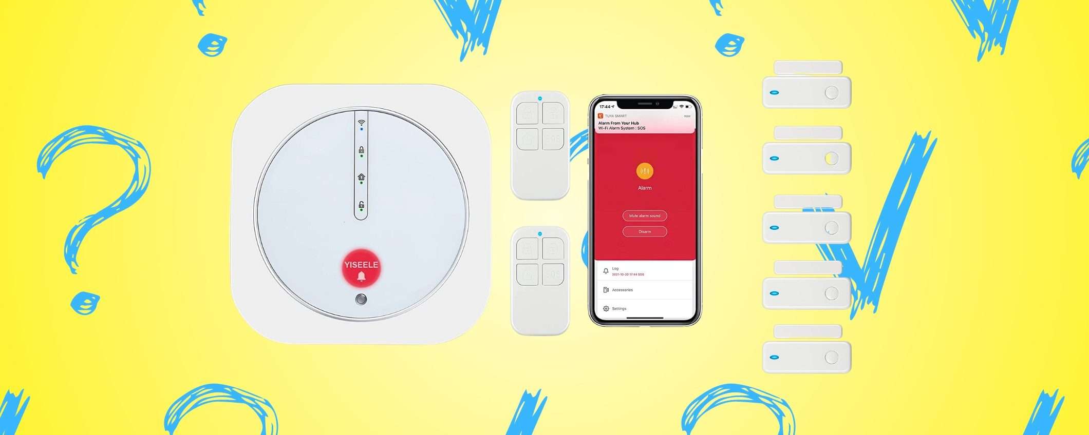 Casa SICURA con questo sistema allarme che monti tu (affare a 60€) Casa SICURA con questo sistema allarme che monti tu (affare a 60€)