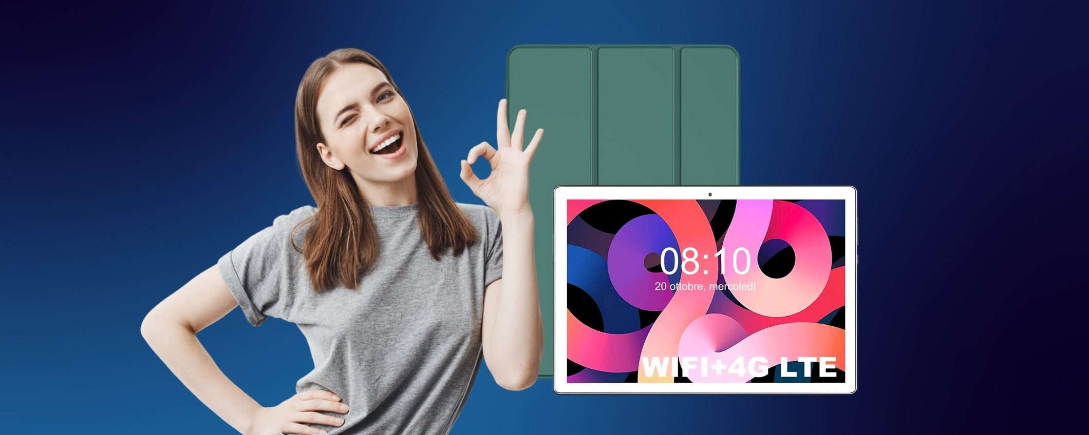 Tablet 10 pollici con slot SIM per rete 4G a meno di 100€, affare Tablet 10 pollici con slot SIM per rete 4G a meno di 100€, affare