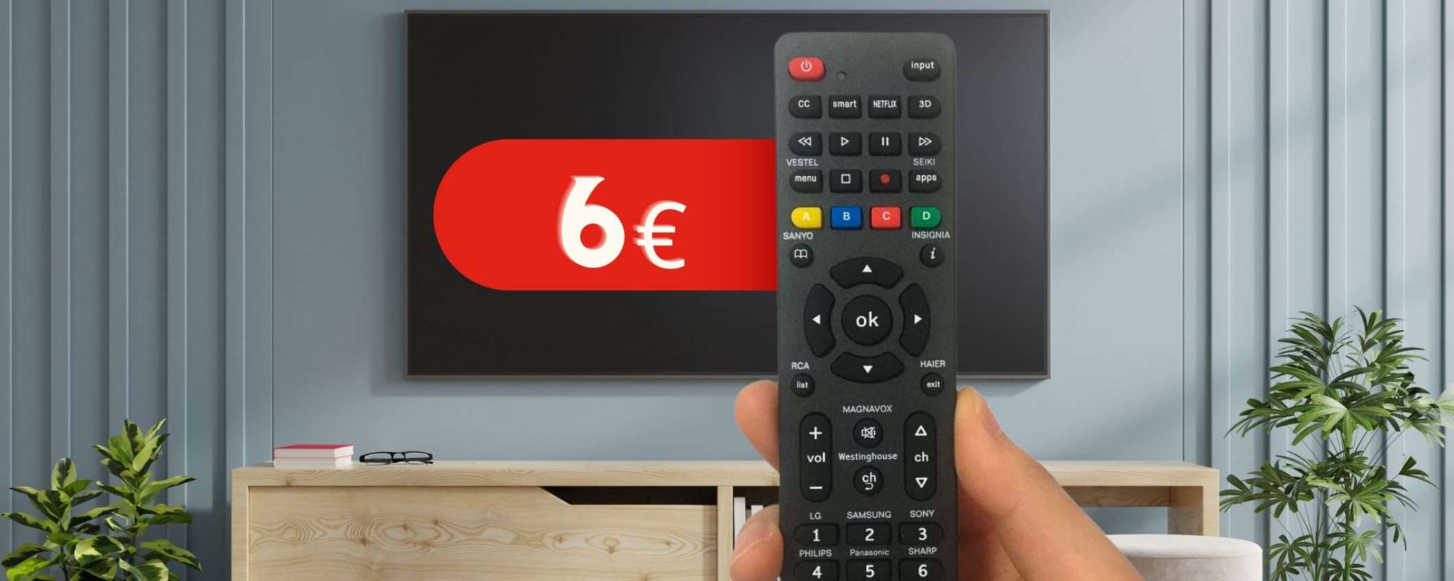 Telecomando che non funziona? 6€ e ne hai uno NUOVO e universale Telecomando che non funziona? 6€ e ne hai uno NUOVO e universale