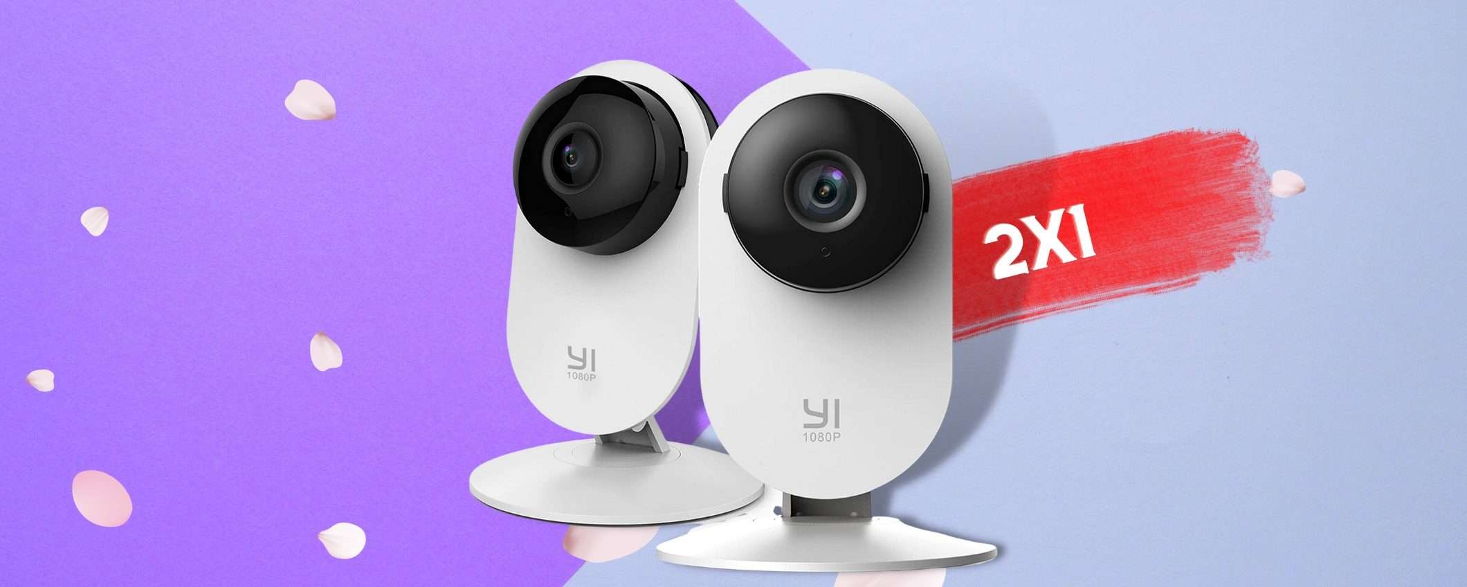 Doppia sicurezza in casa con 2 telecamere 1080p scontatissime Doppia sicurezza in casa con 2 telecamere 1080p scontatissime