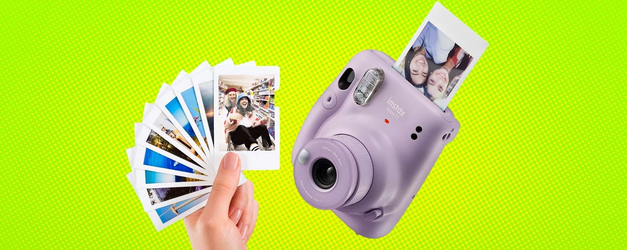 Instax Mini 11 e due cartucce di ricarica: prezzo ROSICATO per il set Instax Mini 11 e due cartucce di ricarica: prezzo ROSICATO per il set