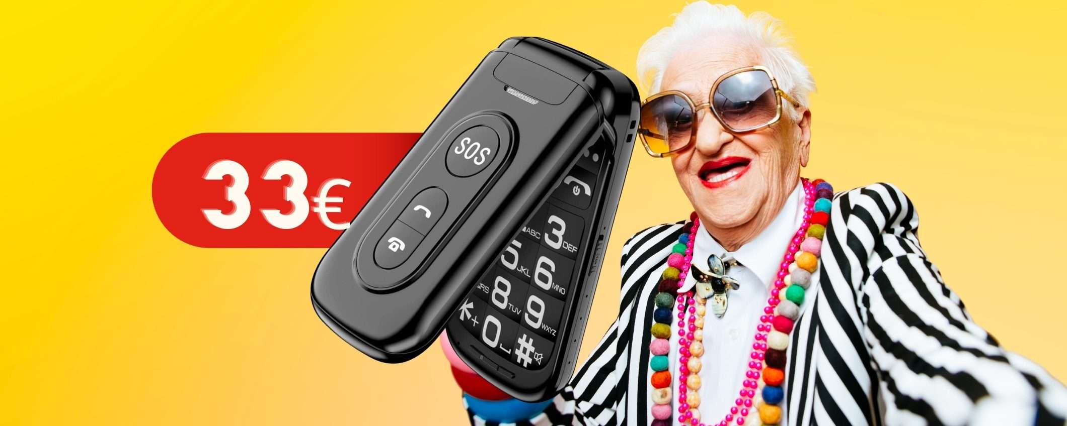 Nonno e nonna, il telefono PERFETTO per voi esiste (e costa poco) Nonno e nonna, il telefono PERFETTO per voi esiste (e costa poco)