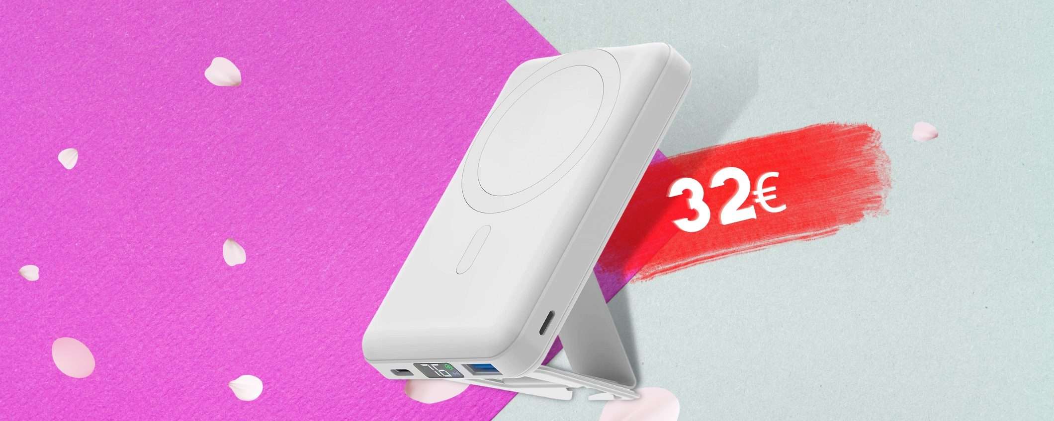 Powerbank 10000mAh, non solo 22.5W ma anche wireless Powerbank 10000mAh, non solo 22.5W ma anche wireless