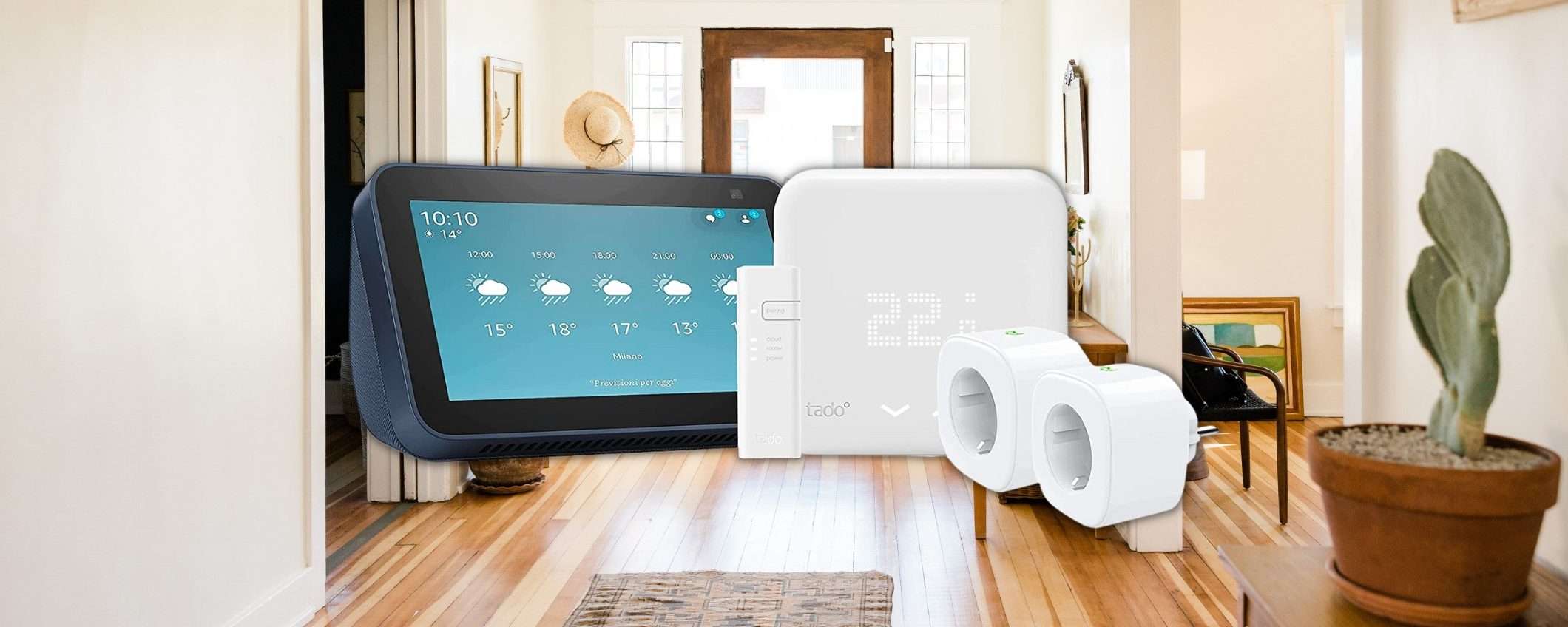Echo Show 5 da NON PERDERE: kit per casa smart scontatissimo Echo Show 5 da NON PERDERE: kit per casa smart scontatissimo