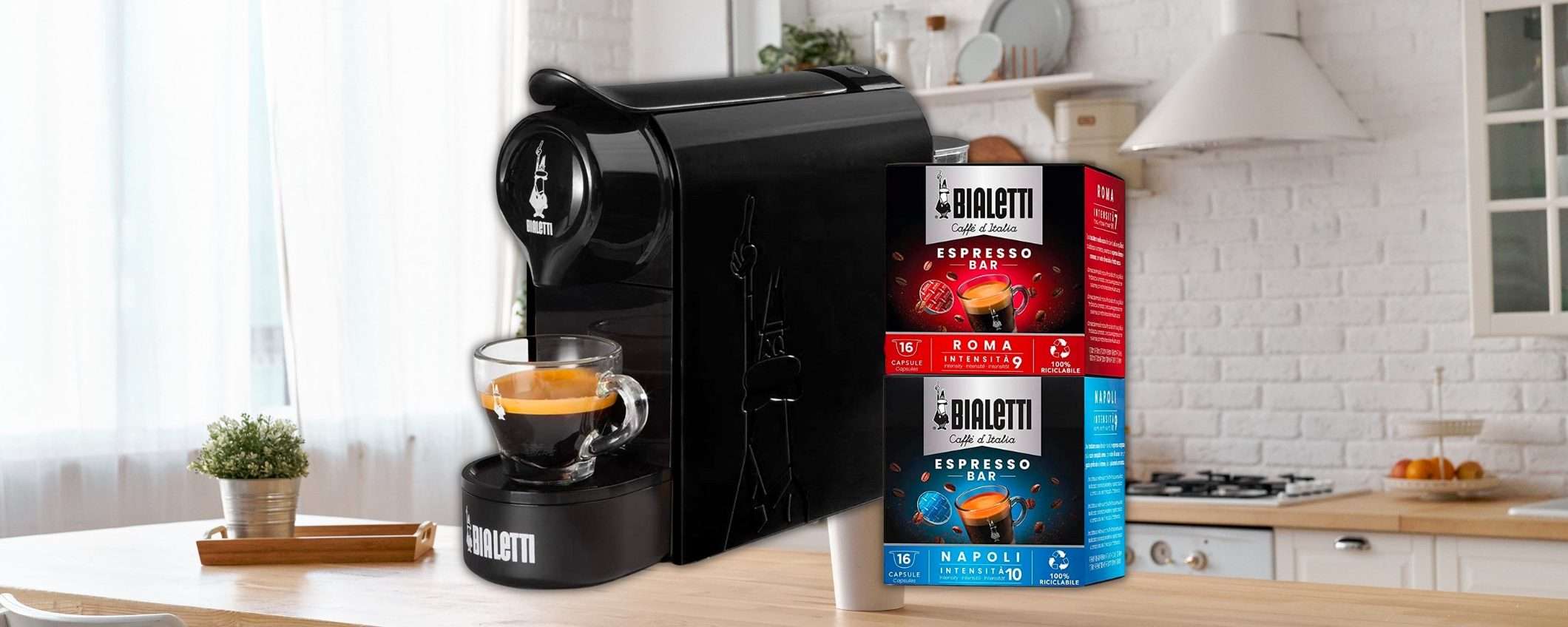 Bialetti GIOIA torna disponibile, 55€ per la macchinetta e 32 capsule Bialetti GIOIA torna disponibile, 55€ per la macchinetta e 32 capsule