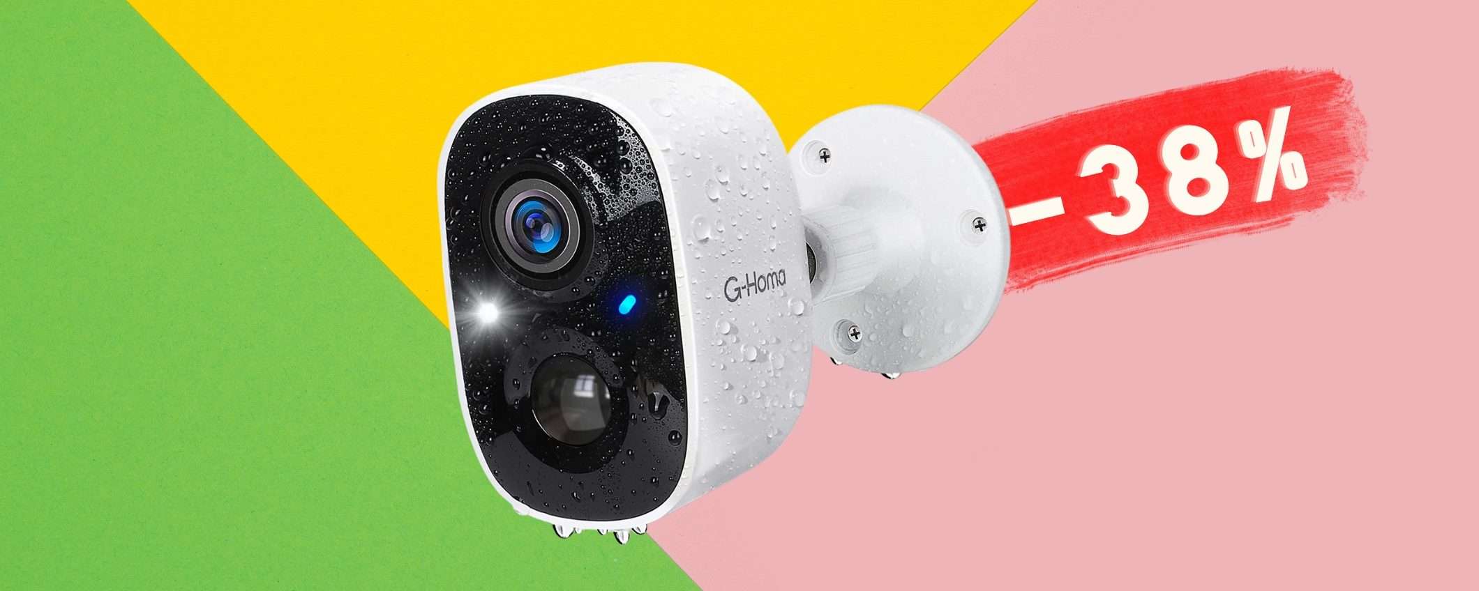 Telecamera da esterno: FULL HD e con 6 funzioni al suo interno (-38%) Telecamera da esterno: FULL HD e con 6 funzioni al suo interno (-38%)