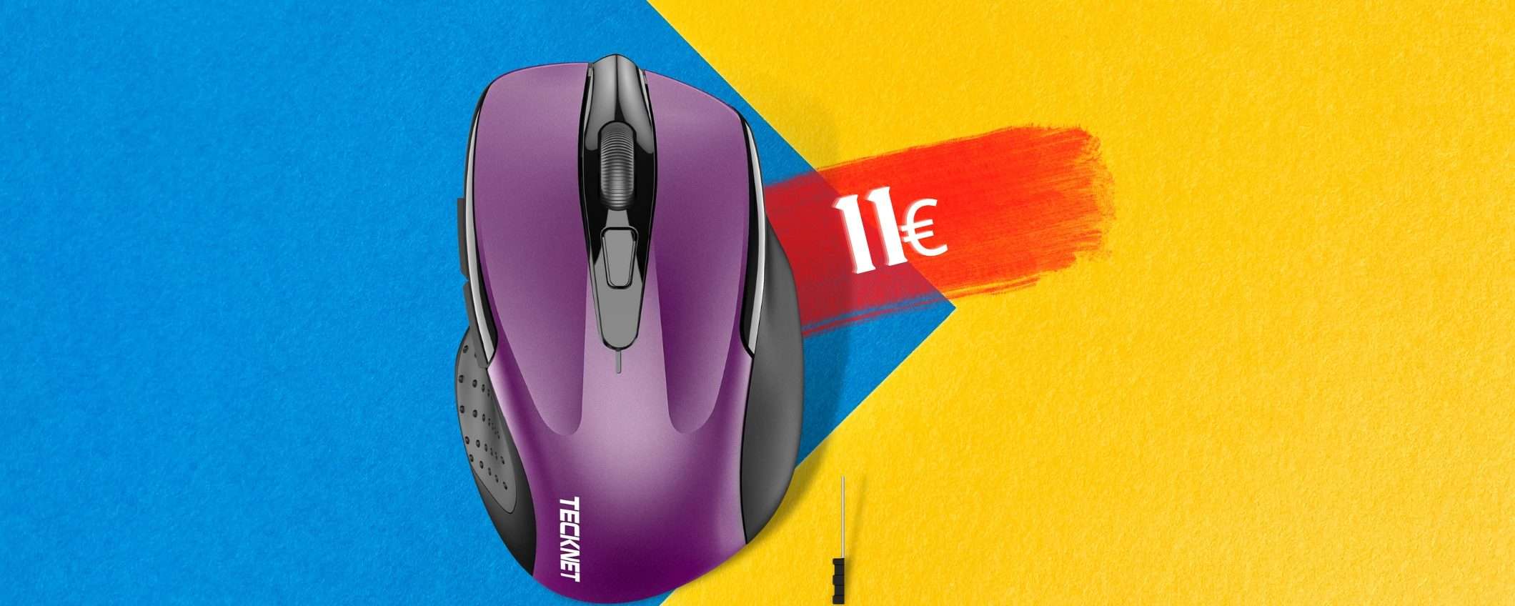 Mouse wireless con SPESA MINIMA, batteria da 24 mesi Mouse wireless con SPESA MINIMA, batteria da 24 mesi