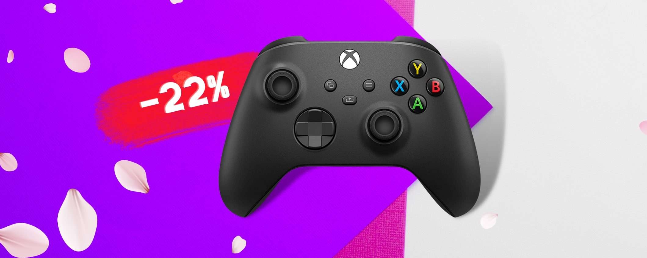 Xbox Wireless Controller: gioca senza fili e senza limiti (-22%)