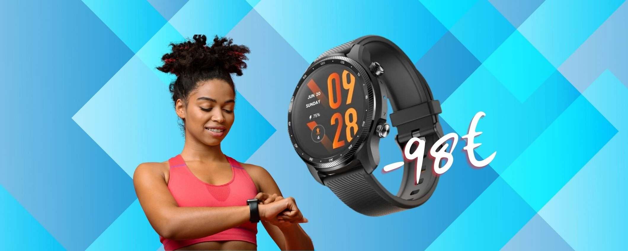 Ticwatch Pro 3 Ultra: spunta il COUPON su Amazon e risparmia 98€
