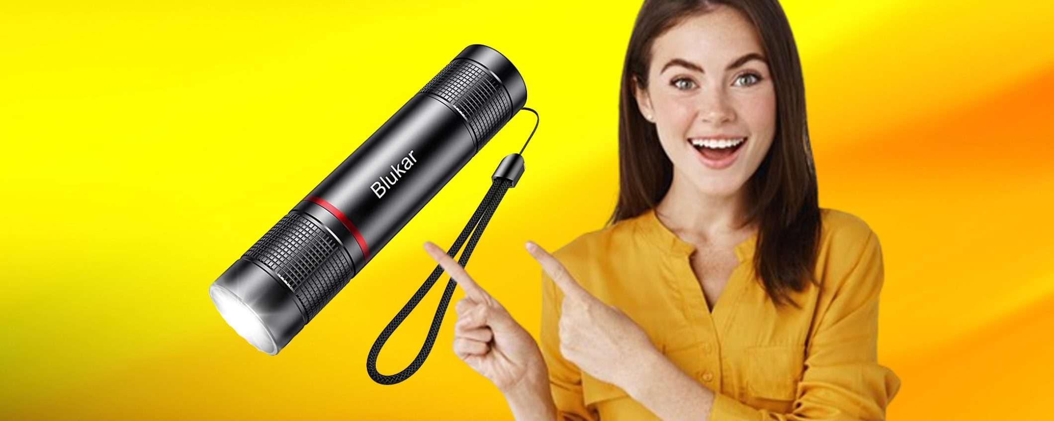 Torcia LED super luminosa: IMPERDIBILE a soli 11,89€ su Amazon Torcia LED super luminosa: IMPERDIBILE a soli 11,89€ su Amazon