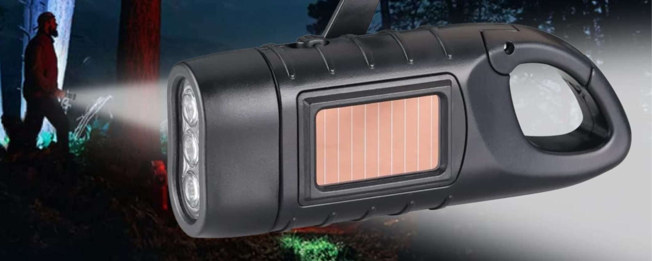 Luminosa torcia con dinamo e pannello solare a 7€: GENIALATA assoluta (-50%) Luminosa torcia con dinamo e pannello solare a 7€: GENIALATA assoluta (-50%)