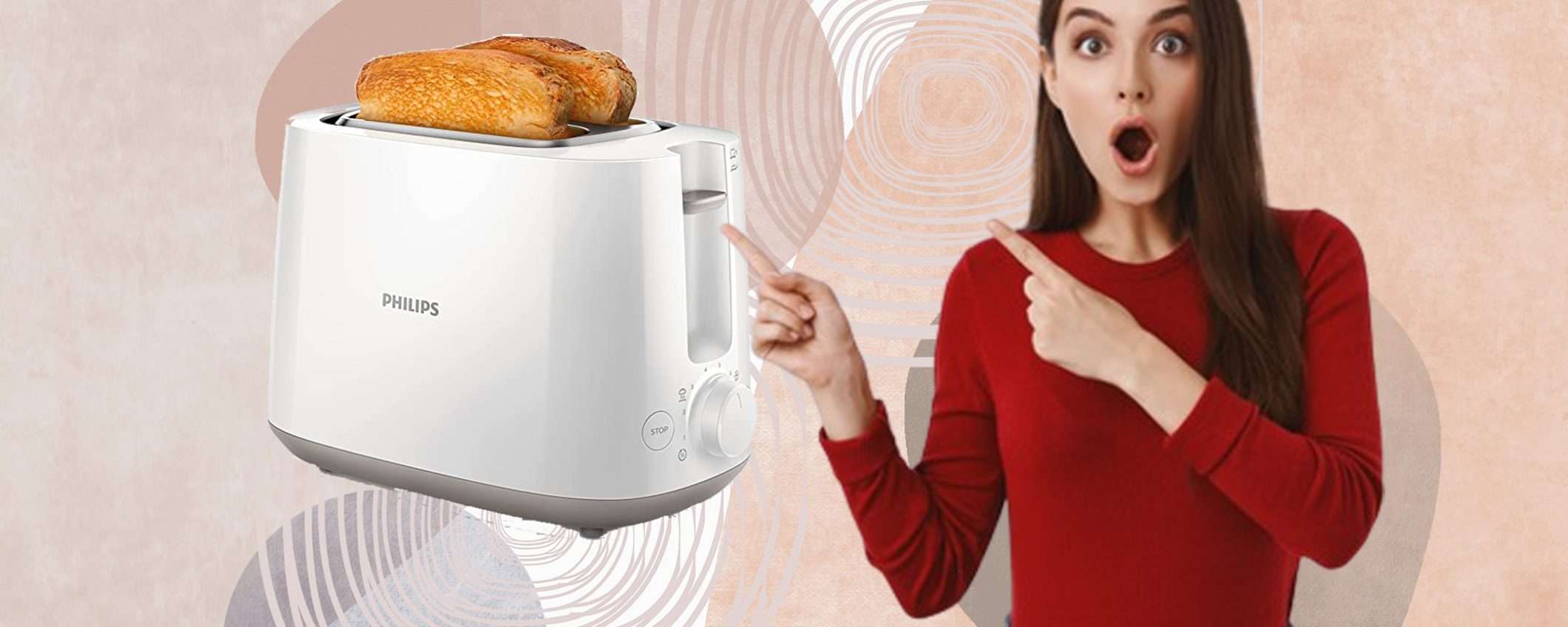 Tostapane Philips con 8 impostazioni: IMPERDIBILE a questo prezzo Tostapane Philips con 8 impostazioni: IMPERDIBILE a questo prezzo