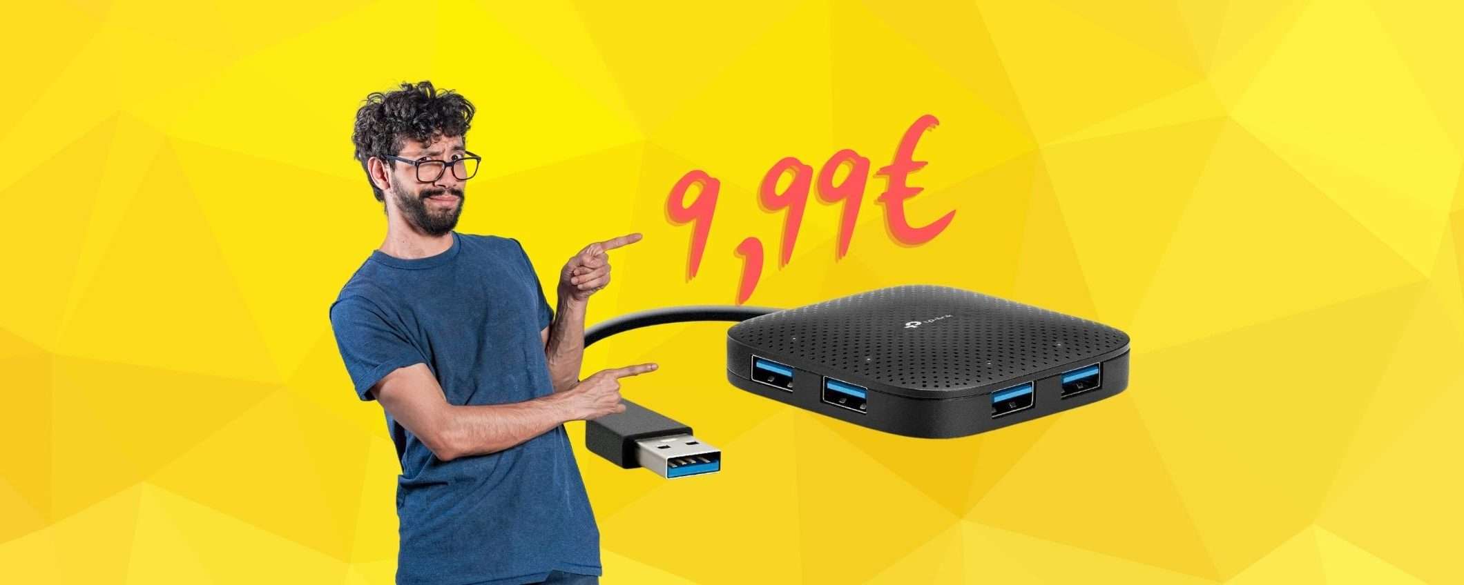 Tp-Link: l'hub USB 4 in 1 a METÀ PREZZO su Amazon, solo 9,99€ Tp-Link: l'hub USB 4 in 1 a METÀ PREZZO su Amazon, solo 9,99€