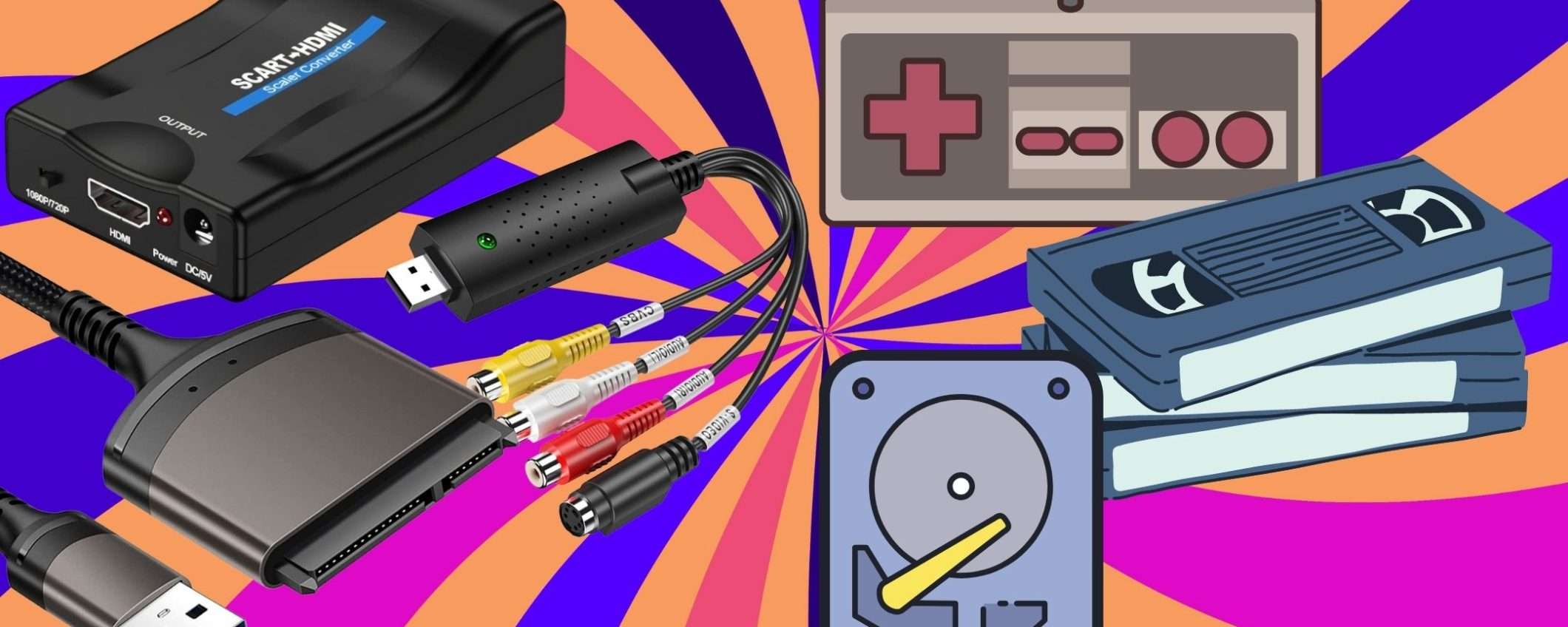 Vecchia tecnologia a NUOVA VITA: 3 gadget a meno di 10€ da avere Vecchia tecnologia a NUOVA VITA: 3 gadget a meno di 10€ da avere
