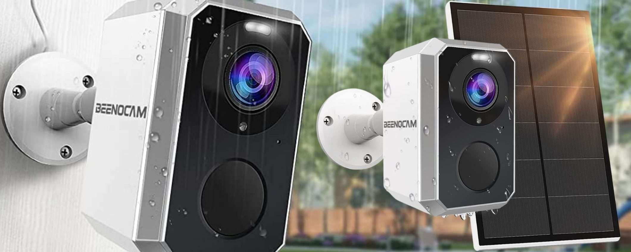 Videocamera 2K con faro e pannello solare: 100% wireless, prezzo SHOCK (39€) Videocamera 2K con faro e pannello solare: 100% wireless, prezzo SHOCK (39€)