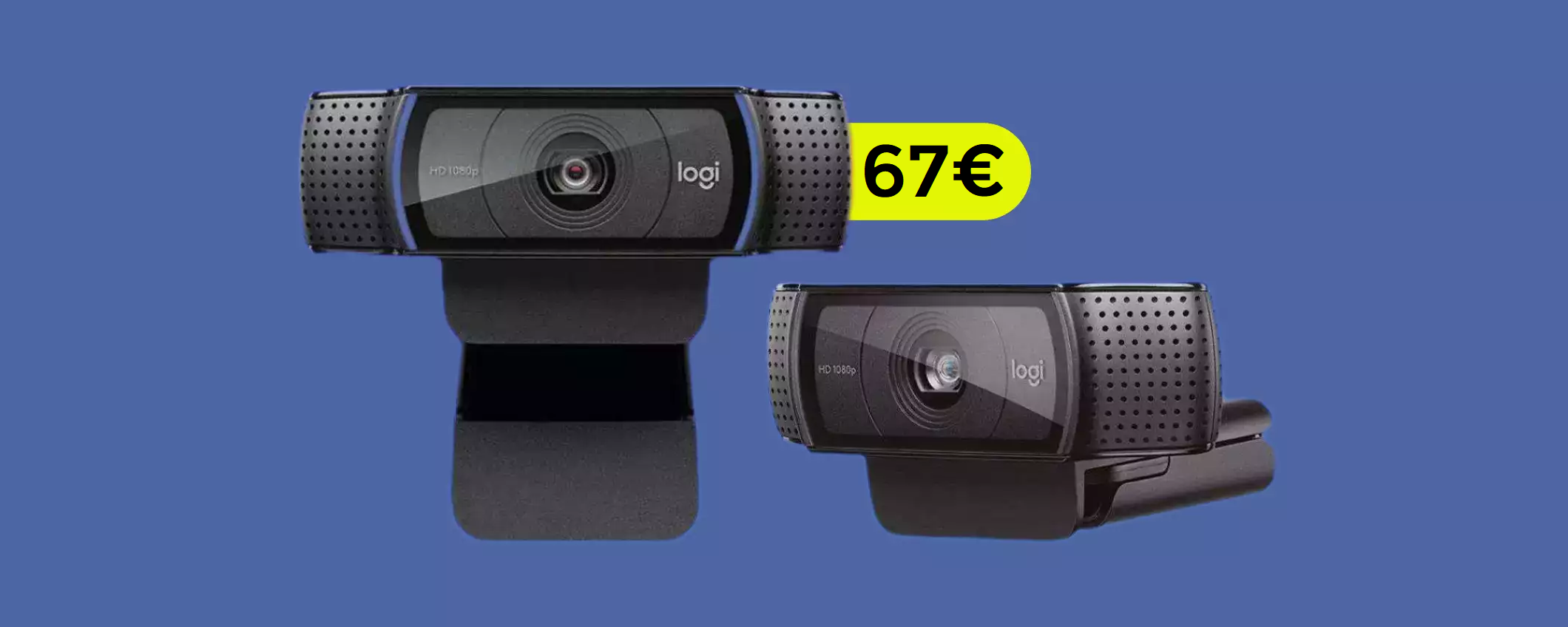 Webcam Logitech FullHD: bastano 67€ grazie al DOPPIO SCONTO Webcam Logitech FullHD: bastano 67€ grazie al DOPPIO SCONTO
