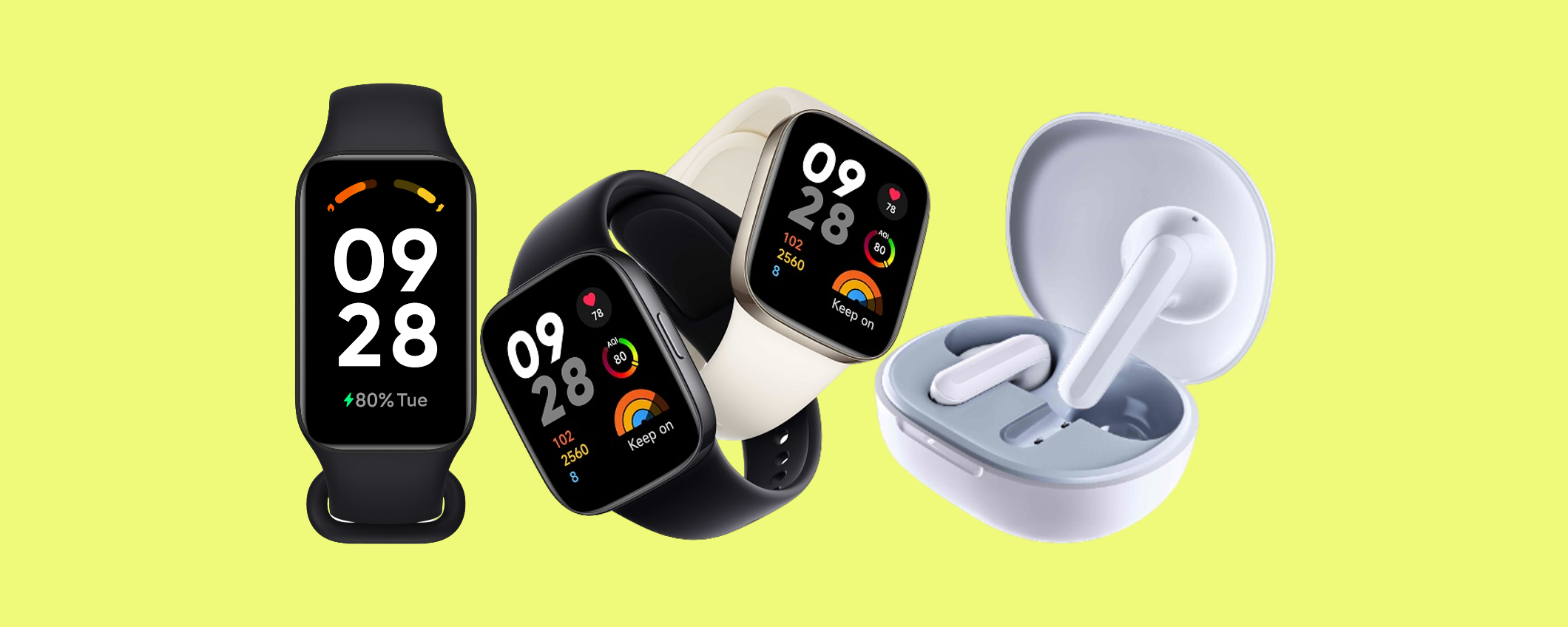 Redmi Watch 3, Smart Band 2 e Buds 4 Lite UFFICIALI