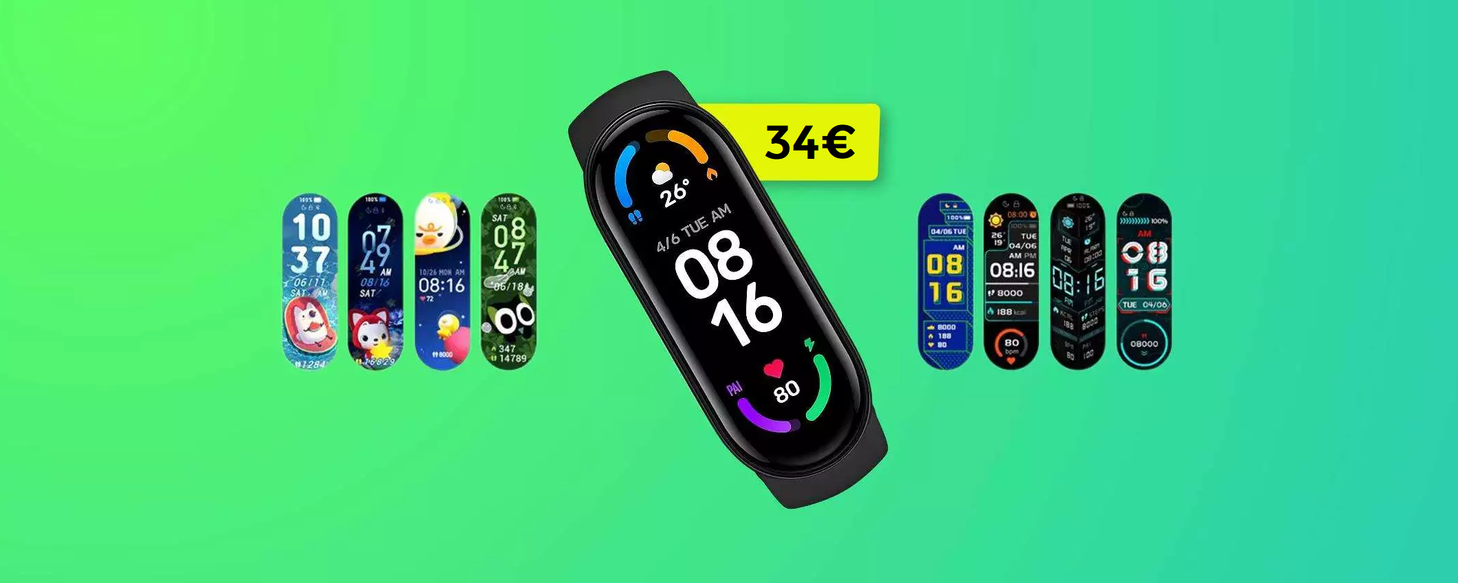 Xiaomi Smart Band 6 è l'AFFARE del giorno ad appena 34€ su Amazon Xiaomi Smart Band 6 è l'AFFARE del giorno ad appena 34€ su Amazon