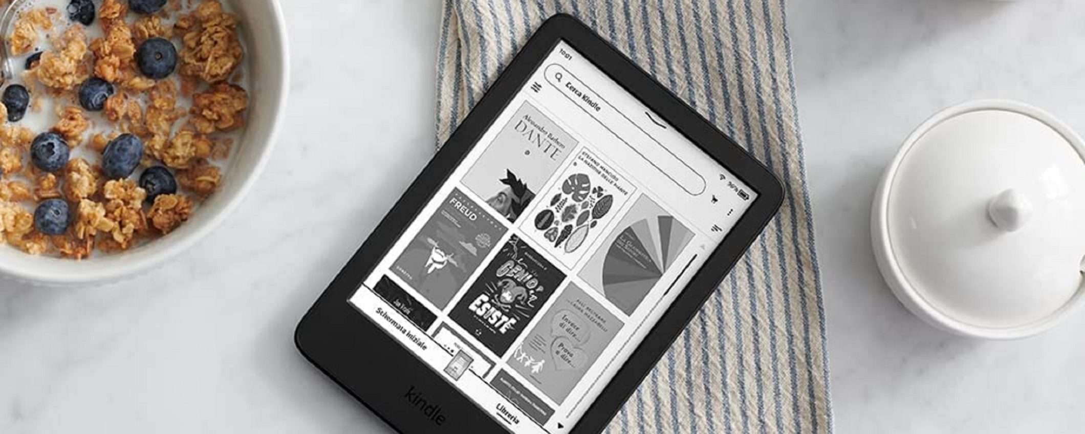 Amazon Kindle 2022: prezzo BOMBA per il Re degli e-reader Amazon Kindle 2022: prezzo BOMBA per il Re degli e-reader