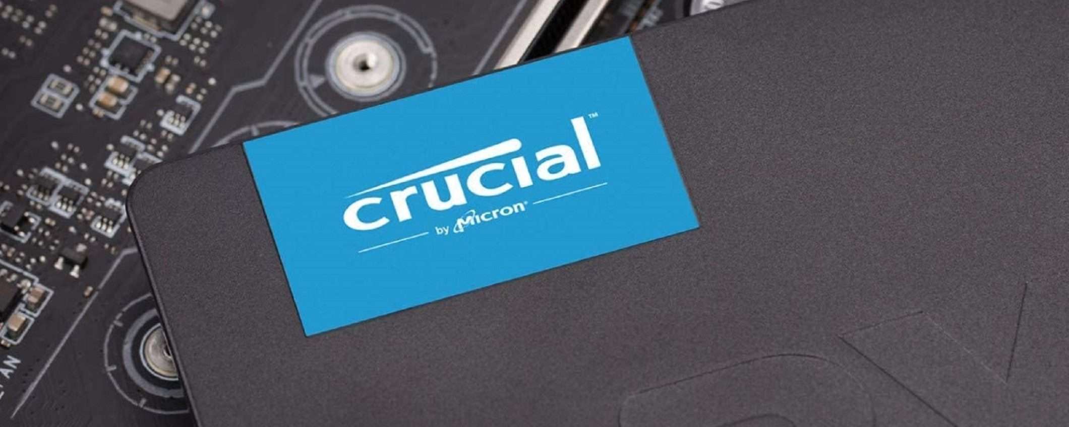 SSD Crucial BX500 da 500GB a soli 28€ su eBay: AFFRETTATEVI!