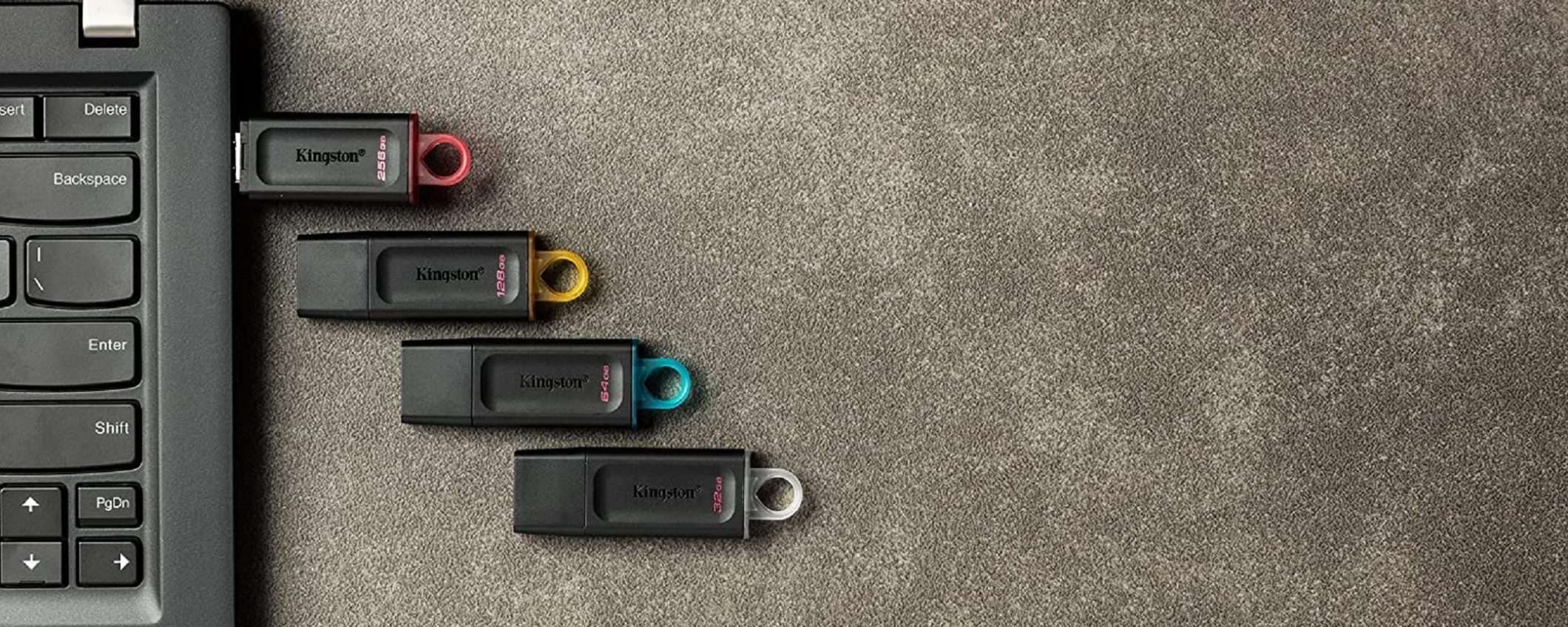 Pendrive Kingston: 128GB a 8€ e 256GB a 17€ solo su Amazon