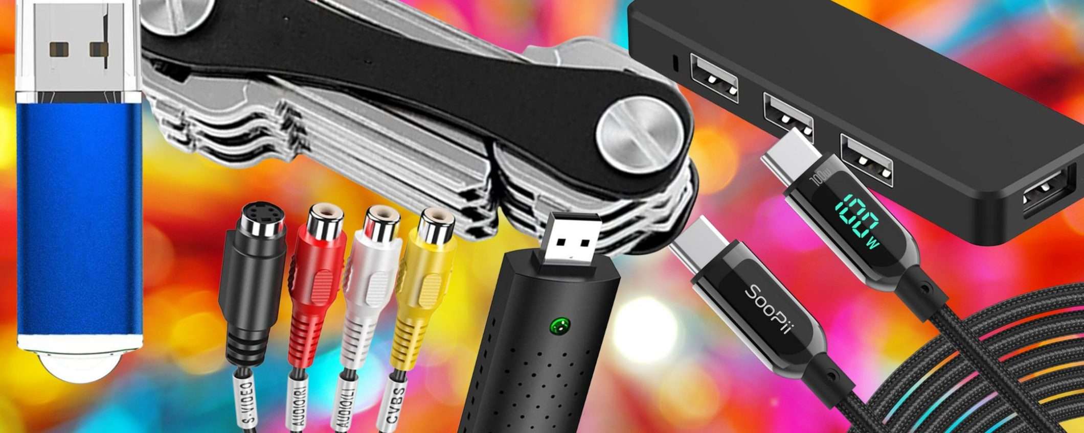 Amazon VOGLIA DI TECH: 5 ottimi gadget a meno di 10€ in promo shock Amazon VOGLIA DI TECH: 5 ottimi gadget a meno di 10€ in promo shock