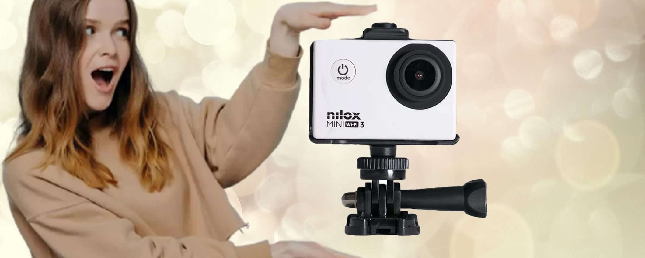 Action Cam Nilox Mini: oggi con DOPPIO SCONTO solo su Amazon Action Cam Nilox Mini: oggi con DOPPIO SCONTO solo su Amazon