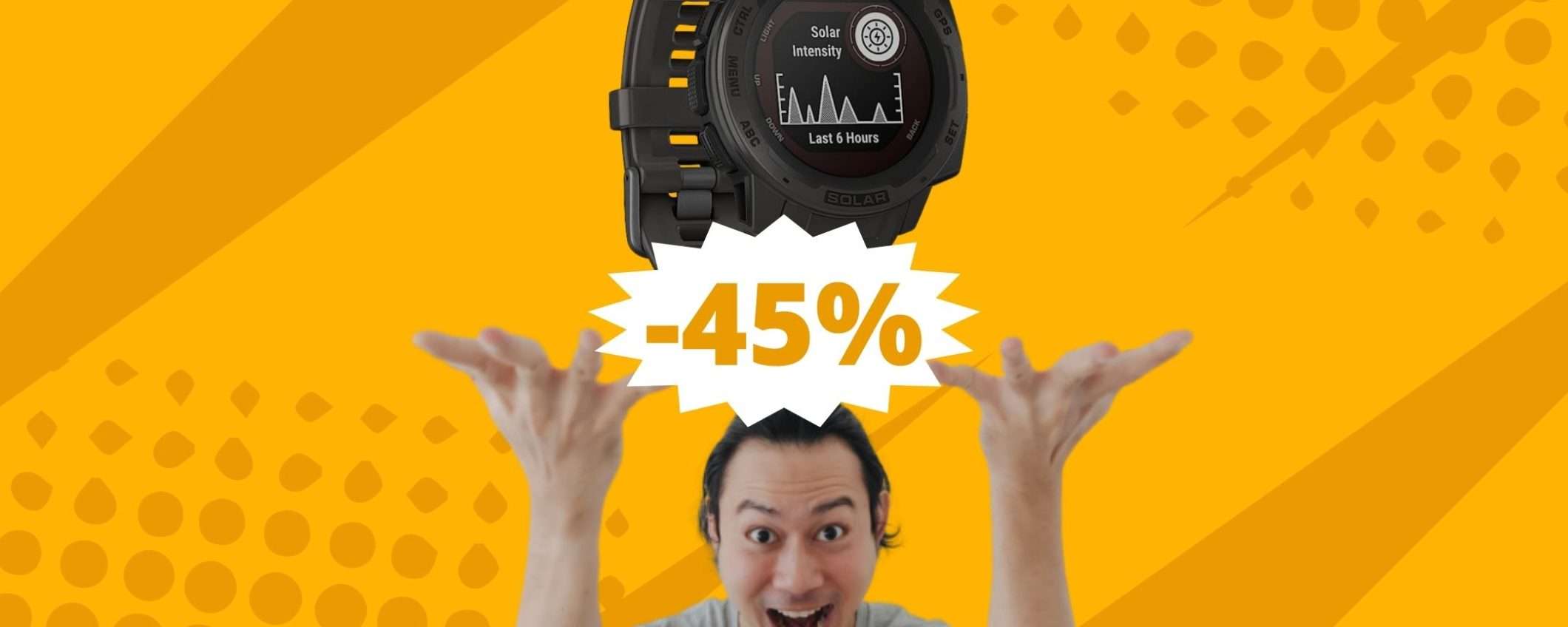 Garmin Instinct Solar: lo smartwatch per chi non si accontenta (-45%) Garmin Instinct Solar: lo smartwatch per chi non si accontenta (-45%)