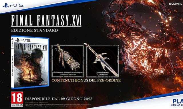 Final Fantasy 16 bonus preordine