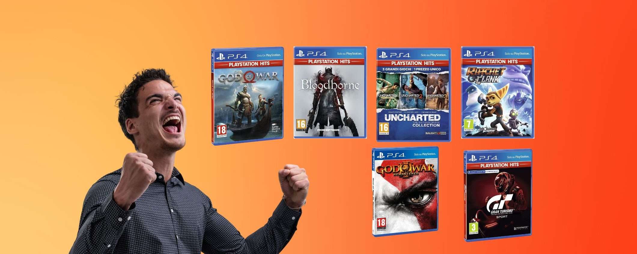 6 giochi PS4 e PS5 DA URLO a meno di 10 euro su Amazon 6 giochi PS4 e PS5 DA URLO a meno di 10 euro su Amazon