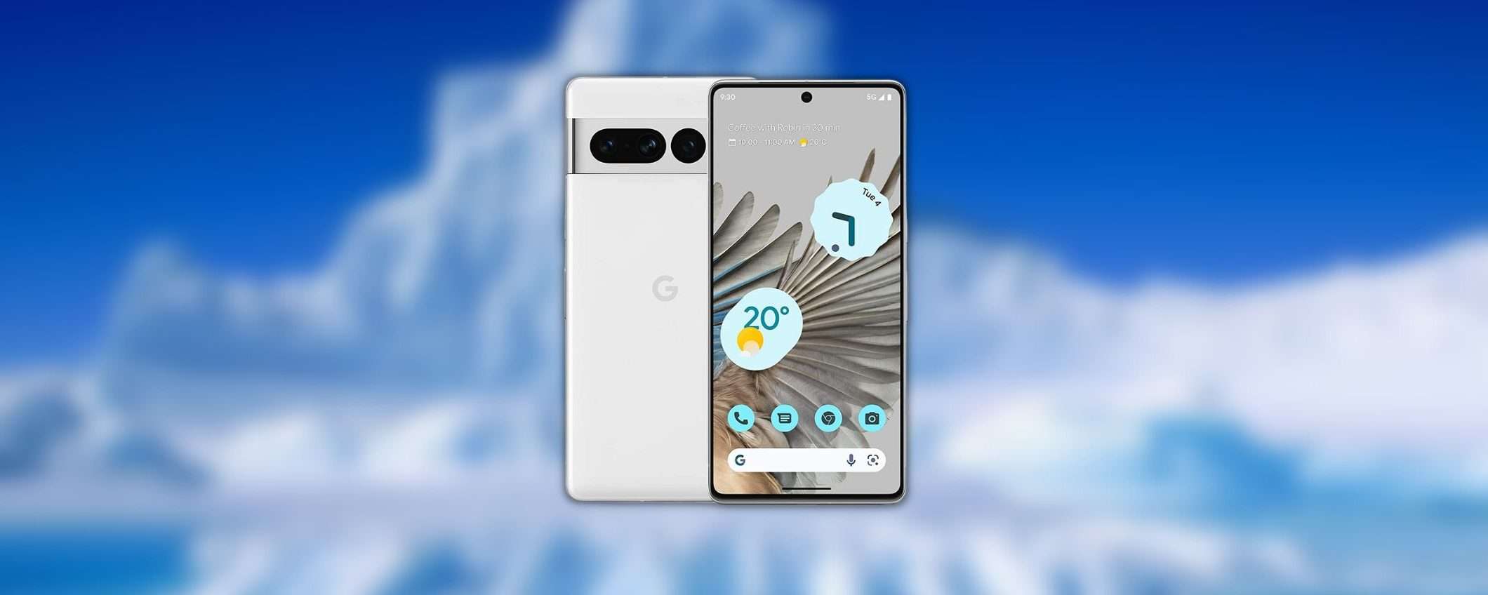 Google Pixel 7 Pro Bianco Ghiaccio, Amazon conferma lo sconto Google Pixel 7 Pro Bianco Ghiaccio, Amazon conferma lo sconto