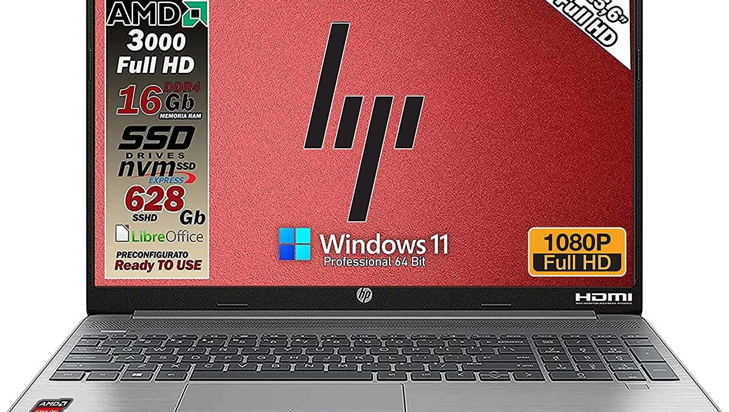 Laptop HP con 16GB di RAM e Windows 11 Pro in offerta WOW Laptop HP con 16GB di RAM e Windows 11 Pro in offerta WOW
