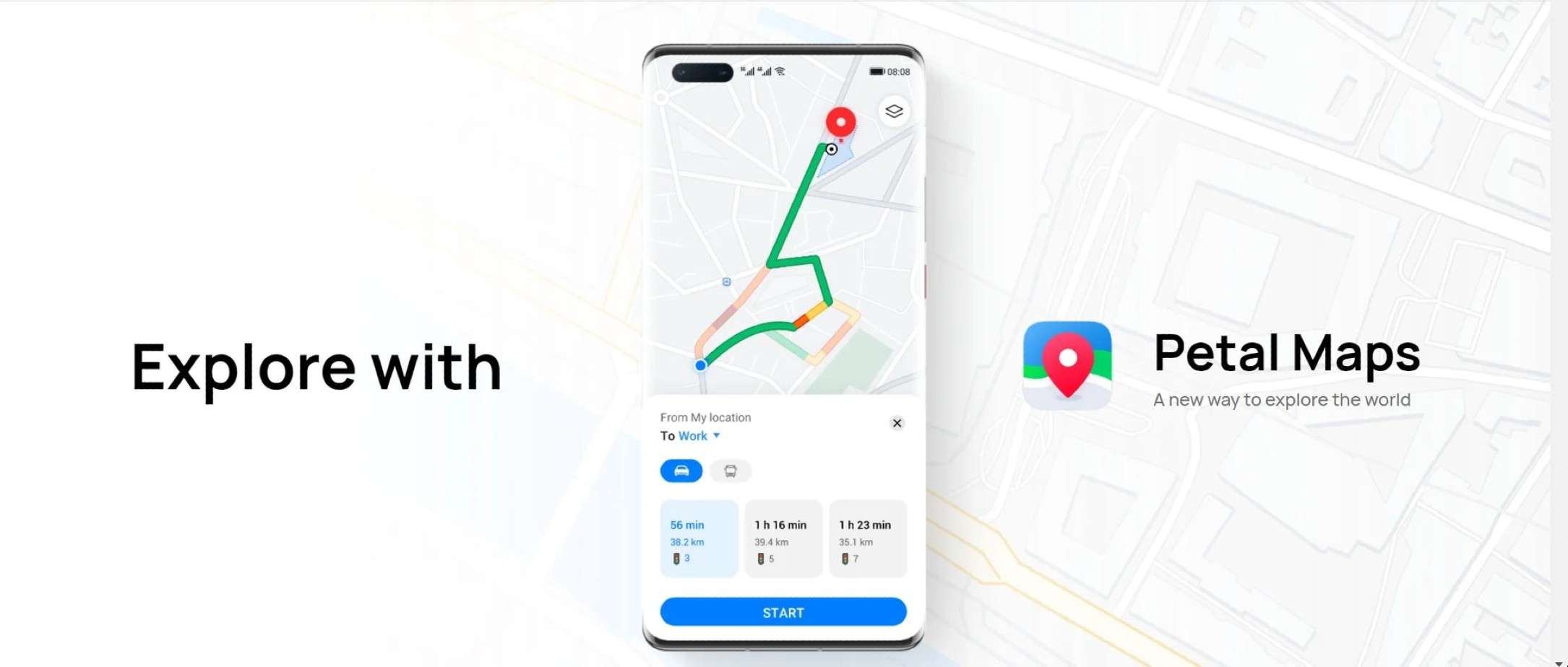Huawei Petal Maps navigazione