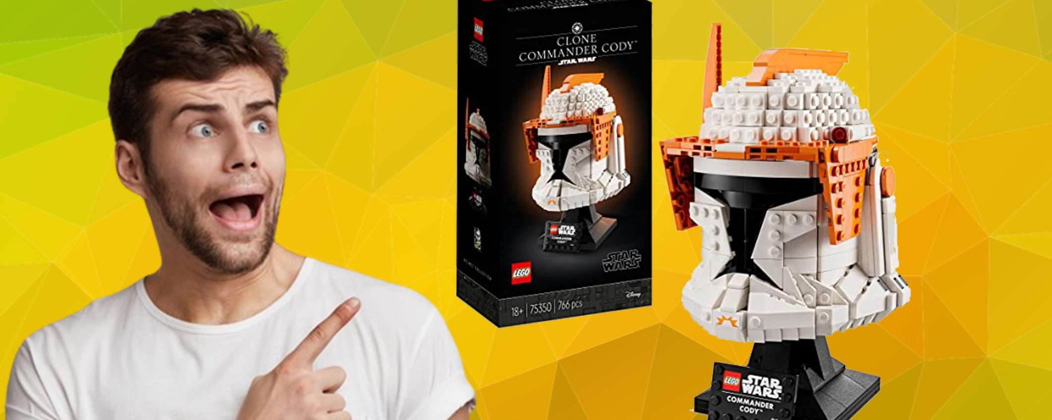LEGO Star Wars Casco del Comandante Cody: sconto TOP su Amazon LEGO Star Wars Casco del Comandante Cody: sconto TOP su Amazon