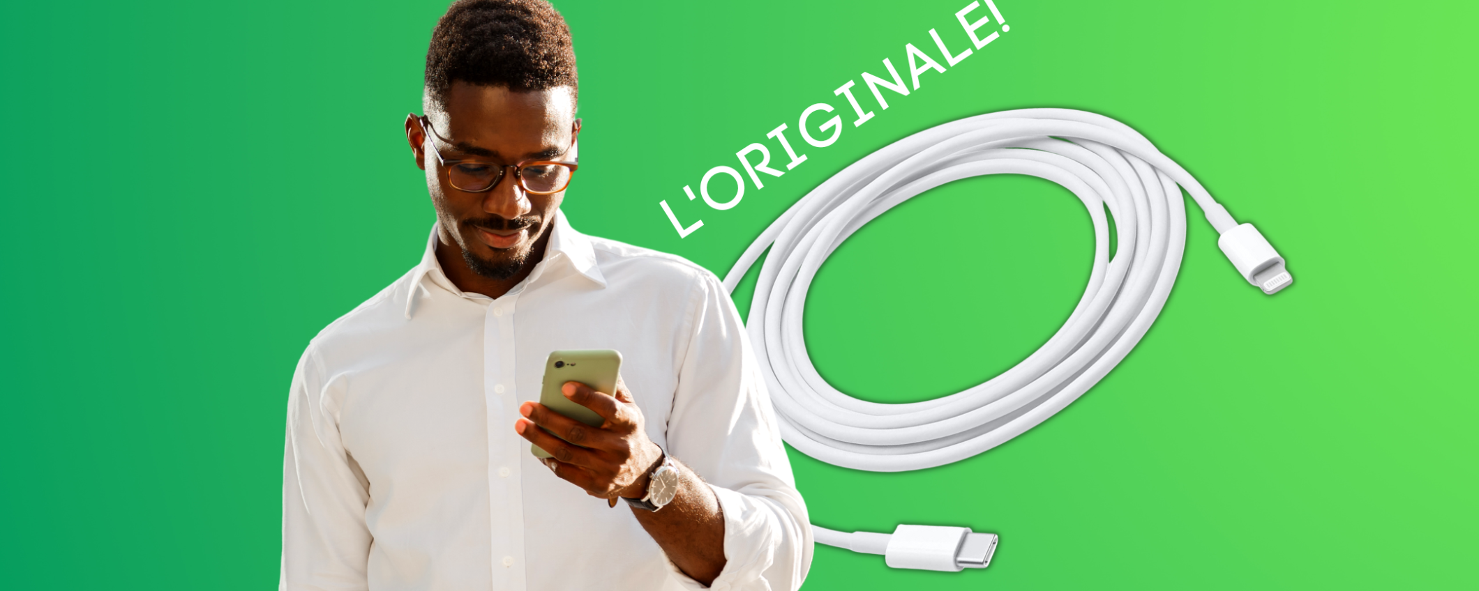 Il cavo Apple si è rotto? Acquistane uno di 2m, originale e in sconto Il cavo Apple si è rotto? Acquistane uno di 2m, originale e in sconto