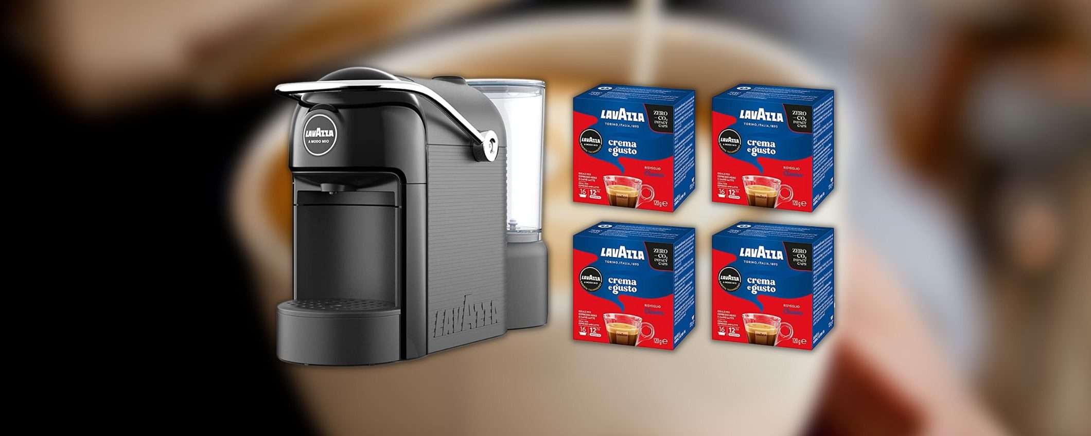 Macchinetta del caffè A Modo Mio Jolie: in offerta e con 64 capsule GRATIS Macchinetta del caffè A Modo Mio Jolie: in offerta e con 64 capsule GRATIS