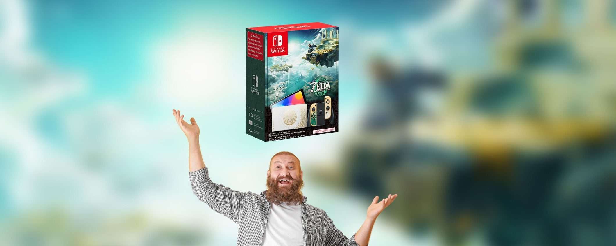 Nintendo Switch OLED Zelda Edition: prenotala OGGI, la ricevi DOMANI Nintendo Switch OLED Zelda Edition: prenotala OGGI, la ricevi DOMANI
