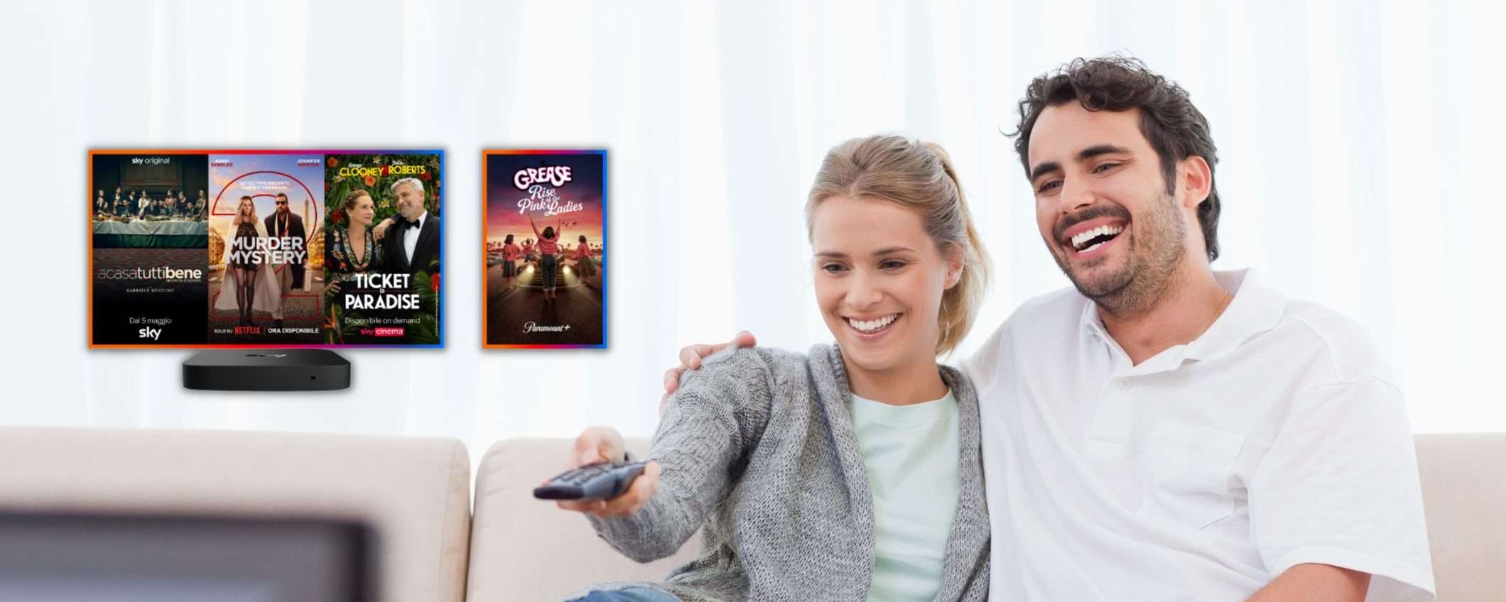 Sky TV e Netflix con Sky Cinema a soli 19,90 euro al mese: l'offerta da non perdere Sky TV e Netflix con Sky Cinema a soli 19,90 euro al mese: l'offerta da non perdere